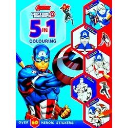 With Dot To Dot, Colour-By-Numbers, Copy Colouring, And More! Marvel Avengers Ca