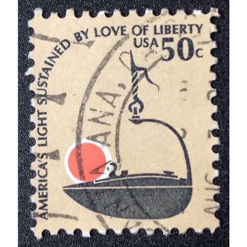 US Stamp #1608 used: 1979 50c Betty Lamp [2]