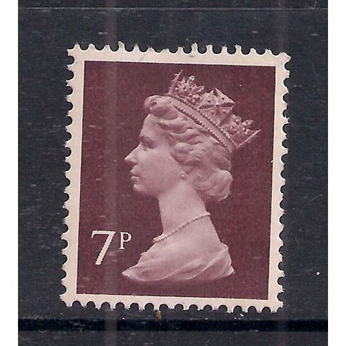 GB 1975 QE2 7p Purple Brown Machin 2Bs No Gum SG X874 ( 541)