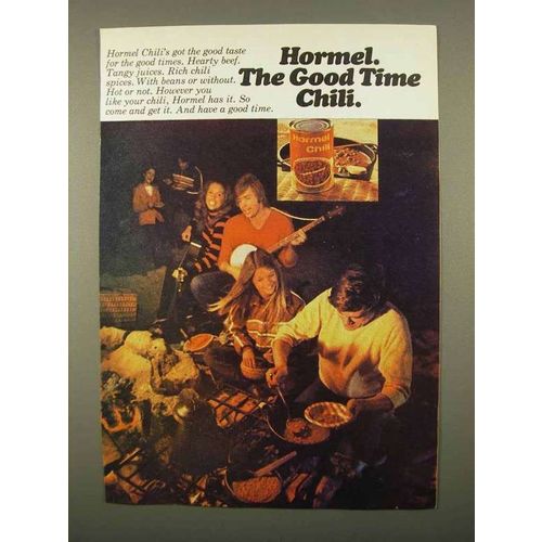 1975 Hormel Chili Ad - The Good Time