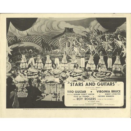 STARS AND GUITARS (BRAZIL) Tito Guizar, Virginia Bruce F-O-H Stills (6)
