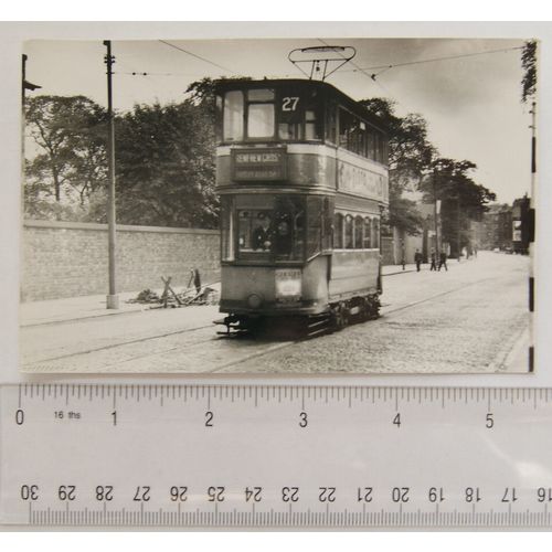 Photo Glasgow Tram no.743 in 1954