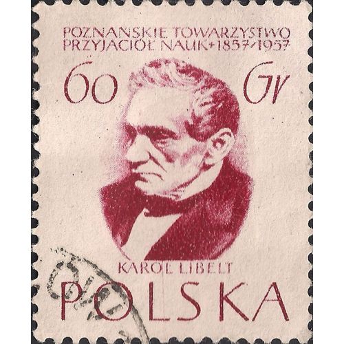 POLAND, Karol Libelt (1807-1875), red 1957, 40 Gr,