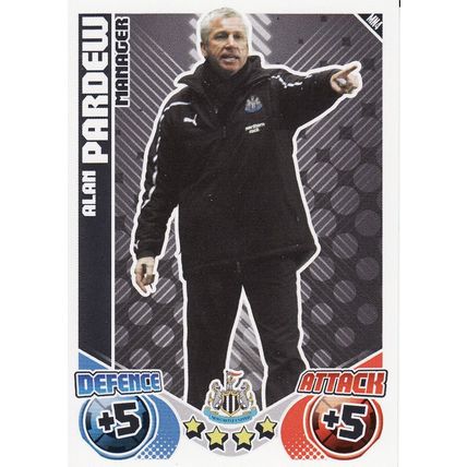 Match Attax Extra 2010/2011 MM4 Alan Pardew Newcastle United