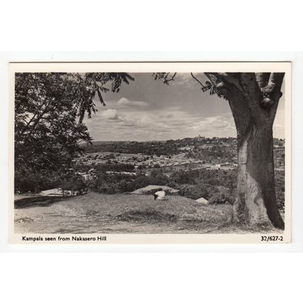 Kampala seen from Nakasero Hill Uganda Postcard RP East Africa