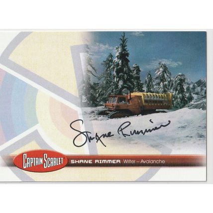Captain Scarlet Series 1 Auto Autograph Card SR1 Shane Rimmer - Writer