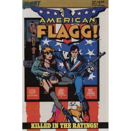 American Flagg! (Vol 1) # 003 VFN+ ORIG US COMICS
