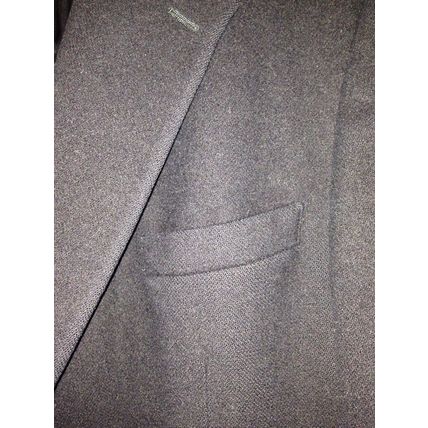Two-Button 100% CamelHair Sport Black Coat Men Size 46 Regular Brooks Brothers