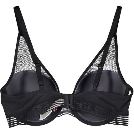 TRIUMPH Black Mesh Overlay Bra BNWT
