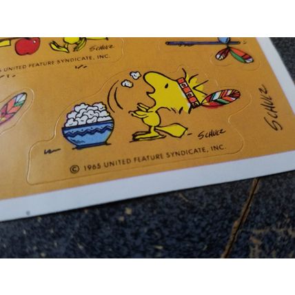 Lot of Mixed Stickers Woodstock Snoopy Thanksgiving Mini Scrapbook Pack, +More