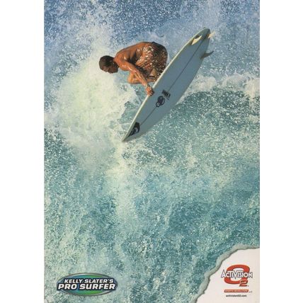 Kelly Slaters Pro Surfer Activision Game Advertising Postcard