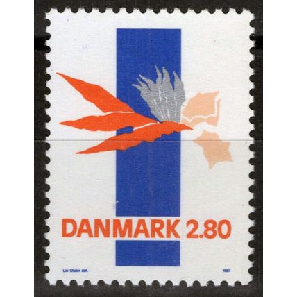 ZAYIX Denmark 832 MNH Art Abstract Lin Utzon Artist 083022S57