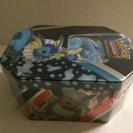 NEW Sealed Pokemon Vaporeon V Forces Tin