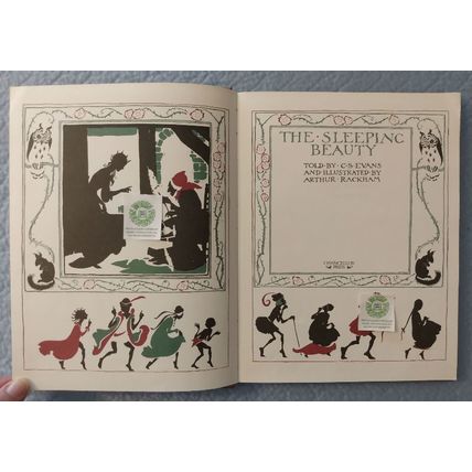 THE SLEEPING BEAUTY ILLUSTRATED by ARTHUR RACKHAM told by C S EVANS