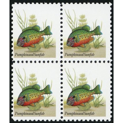 2481a, MNH 45¢ Block - Black Eng Color Omitted PFC Certificate - Stuart Katz