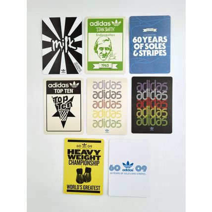 Adidas 60th Anniversary Playing Cards - 2009 Adidas Originals