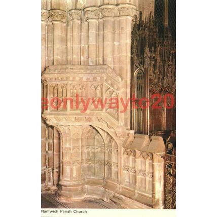 Nantwich Parish Church, Cheshire, Postcard