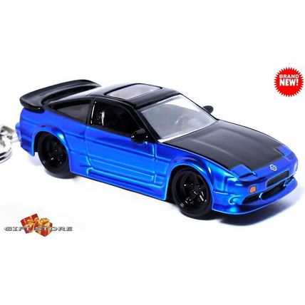 RARE KEYCHAIN BLUE BLACK NISSAN 180SX/240SX CUSTOM Ltd EDITION GREAT GIFT