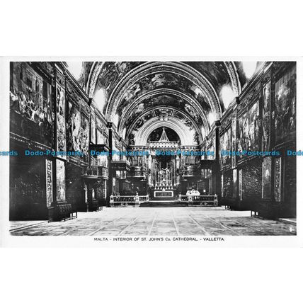 R090811 Malta. Interior of St. Johns Co. Cathedral. Valletta. RP