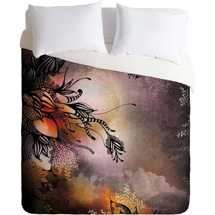 Deny Designs-Iveta Abolina Purple Rain Duvet Cover-Twin/Twin XL-NEW-SEALED-FAST