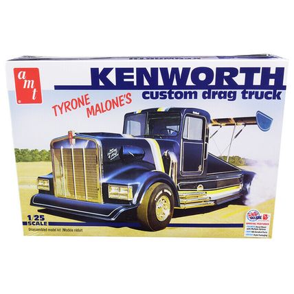 Skill 3 Model Kit Tyrone Malone's Kenworth Custom Drag Truck 1/25 Scale Model...
