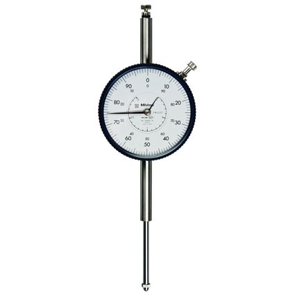 Mitutoyo 3424A-19 - Dial Indicator Large Dial .0-2", 3/8 St, 4-48, Lug