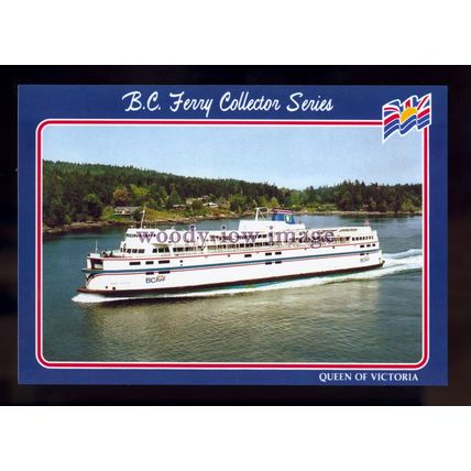FE3191 - Canadian Ferry - Queen of Victoria , built 1962 - postcard