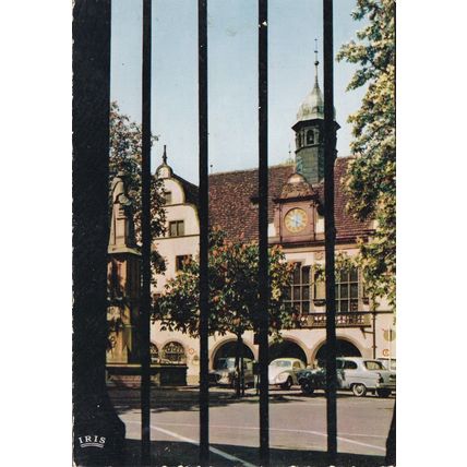 Freiburg im Breisgau Rathaus Germany Postcard unused crease