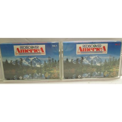 Chrysler Corp. Rediscover America Cassettes 1492-1992 Vol 1 & 2