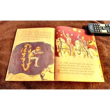 Old Vintage Little Golden Book Walt Disney's Toby Tyler (B) Second Edition 1960