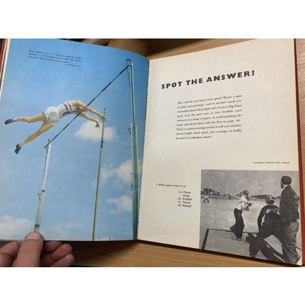 RARE* 1960 "SPORTS WORLD ANNUAL" PHOTO ILLUSTRATED LARGE HARDBACK BOOK (P5)