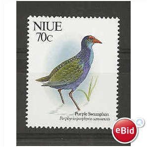 SG720 70c Purple Swamphen.Mounted Mint.