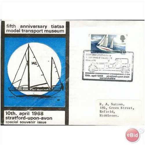 GB Covers 1968 - x 5 Model Transport Museum 5th Anniv 1