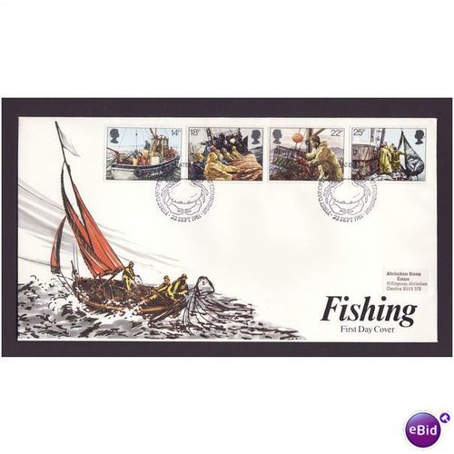 GREAT BRITAIN 1981 FISHING PPS FIRST DAY COVER#2
