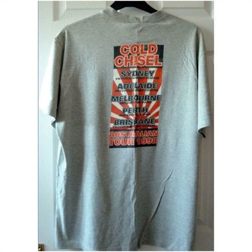 COLD CHISEL T-SHIRT - YAKUZA GIRLS AUSTRALIAN TOUR 1998 - SIZE L - USED