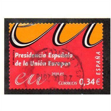 ESP 2010 34c 'SPAINS PRESIDENCY OF EUROPE' FINE USED (EBID 13457)