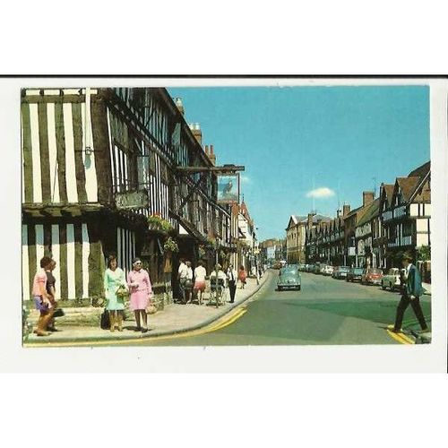 Warwickshire STRATFORD UPON AVON Chapel Street Postcard (PT11903)