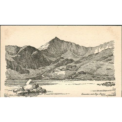 Snowdon And Llyn Llydaw, North Wales