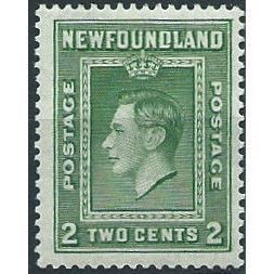 Newfoundland 1938 SG268 2c Green Mounted Mint .. ..