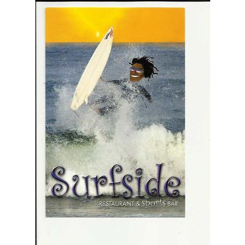 Barbados SURFSIDE RESTAURANT Postcard by Ace Cards
