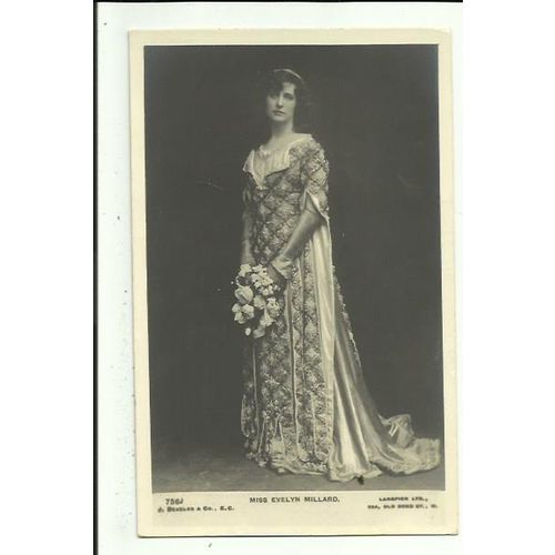 Theatre EVELYN MILLARD Postcard by Beagles (756J)
