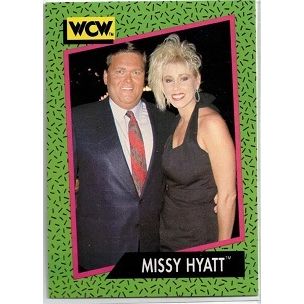 WCW ' MISSY HYATT ' card # 157 (1991)