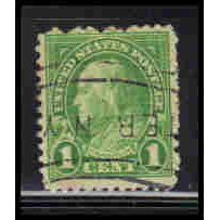 Used 632 1c Benjamin Franklin Average Plus KA7193