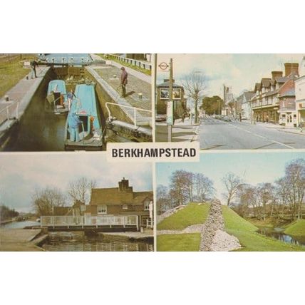 Berkhampstead Three Horseshoes Pub Winkwell Rothamams Cigarette Poster Postcard