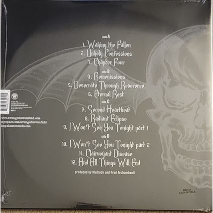 Avenged Sevenfold "Waking The Fallen" 2LP Black & White Pinwheel 20th Anniv NEW