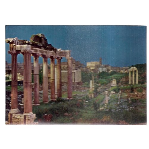 ROMAN FORUM, ROME vintage unused postcard #