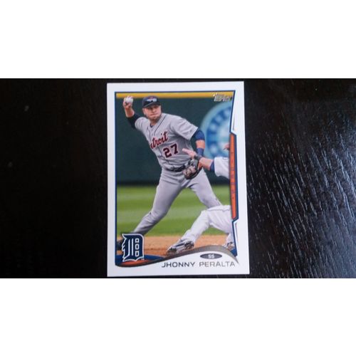 2014 Topps Mini Card # 002 Jhonny Peralta Mint (9) Detroit Tigers