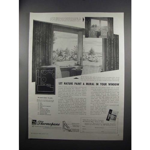 1951 Libbey-Owens-Ford Thermopane Glass Ad - Let Nature