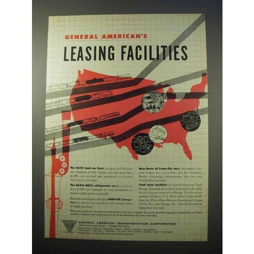 1953 General American Transportation Ad - Facilities