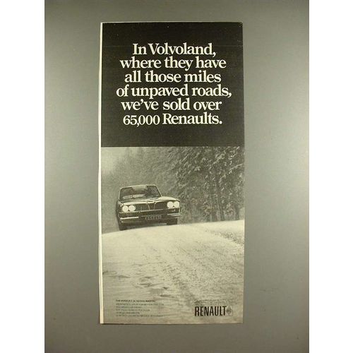 1969 Renault 16 Sedan-Wagon Car Ad - in Volvoland